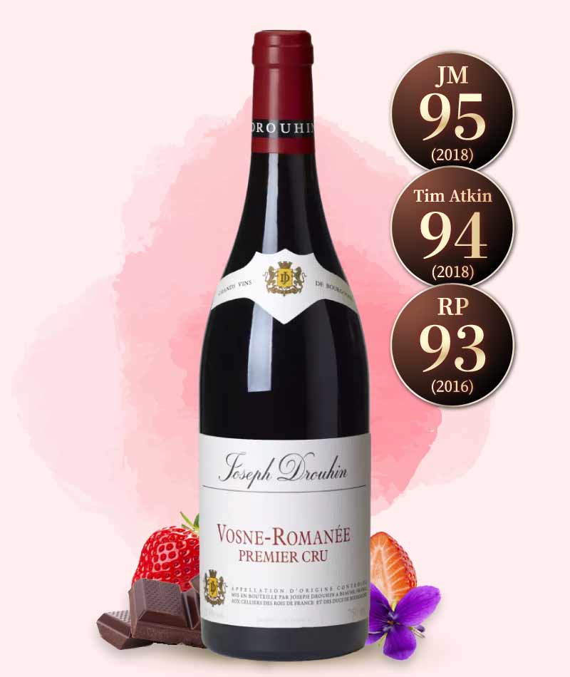 約瑟夫杜亨酒莊 馮內侯曼內 一級園紅酒 Joseph Drouhin Vosne Romanee 1er Cru 2020